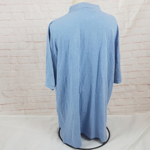 NWT Polo Ralph Lauren Mens Polo Shirt Mesh Jamaican Blue $118 Big&Talll 2LT 3LT - Picture 7 of 10